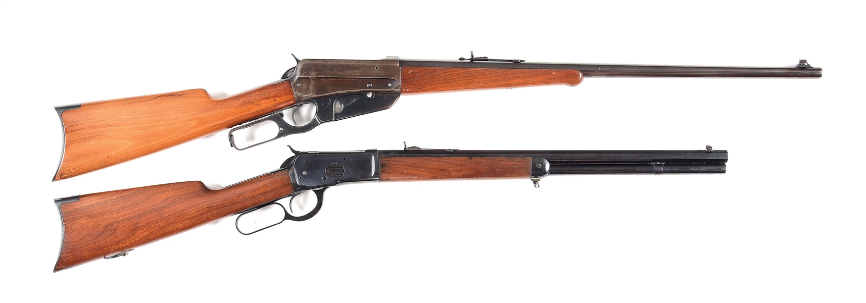 (C) LOT OF 2: WINCHESTER LEVER ACTION RIFLES.