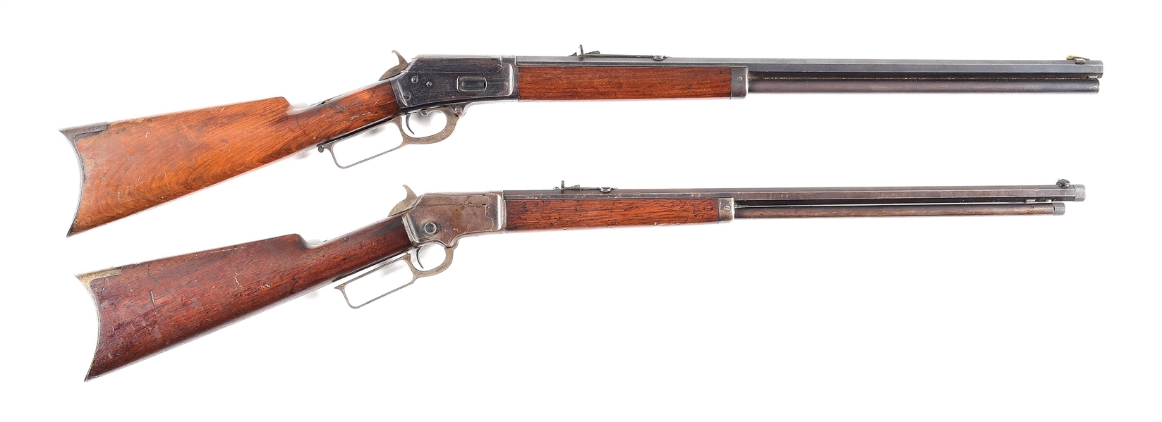 (A) LOT OF TWO MARLIN LEVER ACTION RIFLES, MODEL 1892 AND 1894