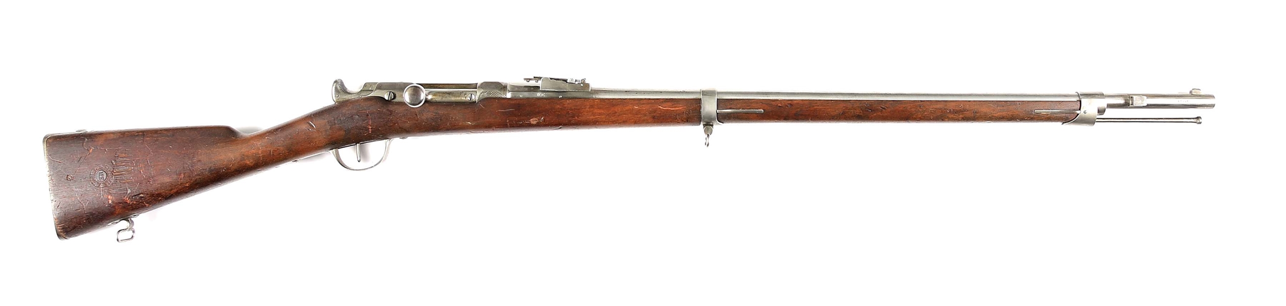 (A) FRENCH MLE 1866 CHASSEPOT 11MM BOLT ACTION SINGLE SHOT RIFLE 