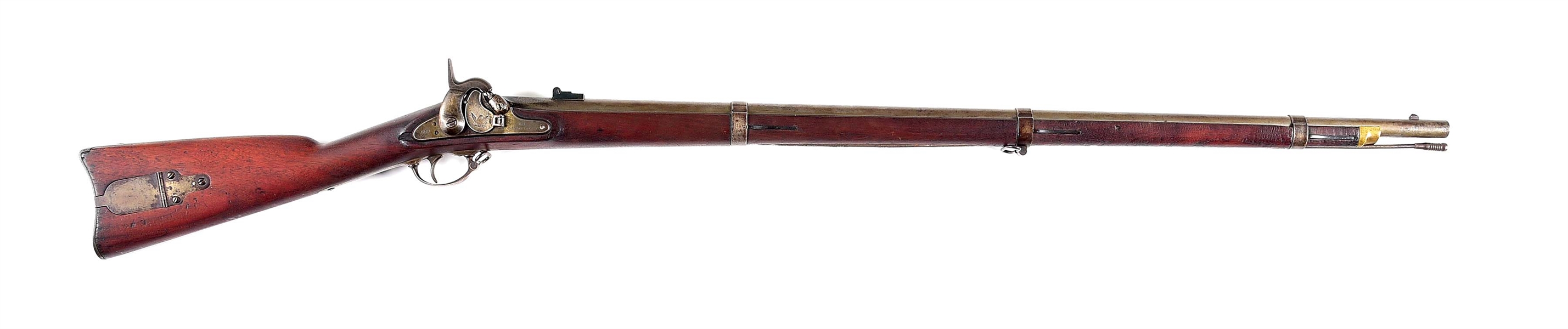 (A) HARPERS FERRY MODEL 1855 .58 PERCUSSION RIFLE 