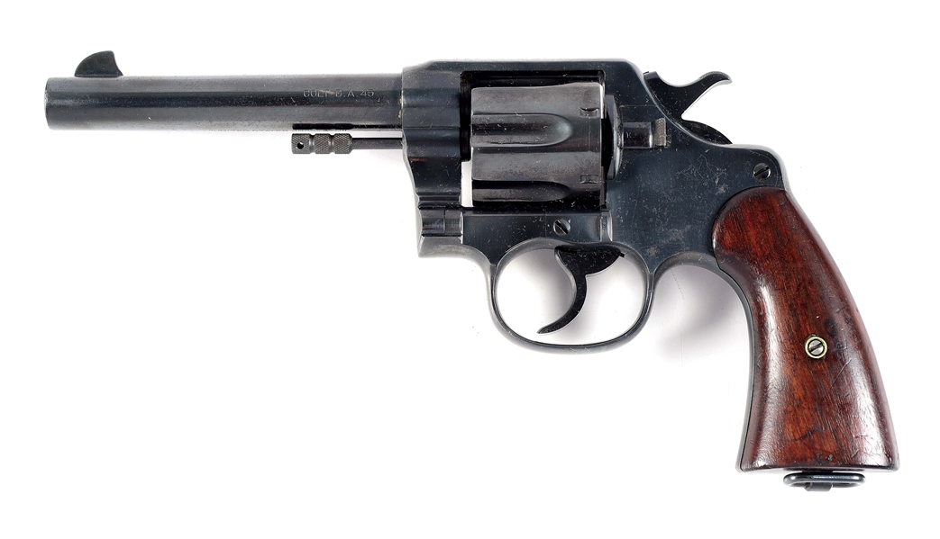 (C) COLT ARMY 1909 DOUBLE ACTION REVOLVER (1911).
