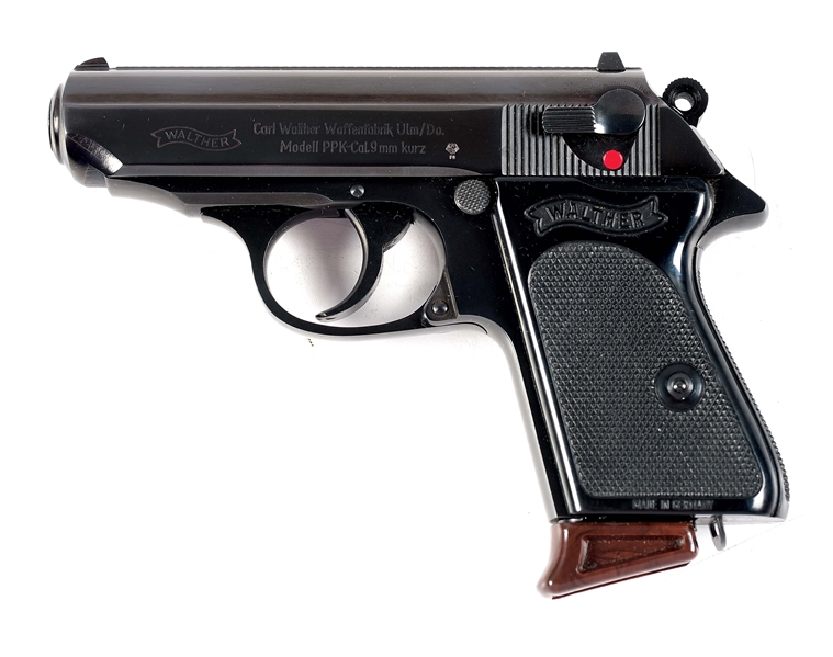 (C) BOXED WALTHER PPK SEMI-AUTOMATIC PISTOL.