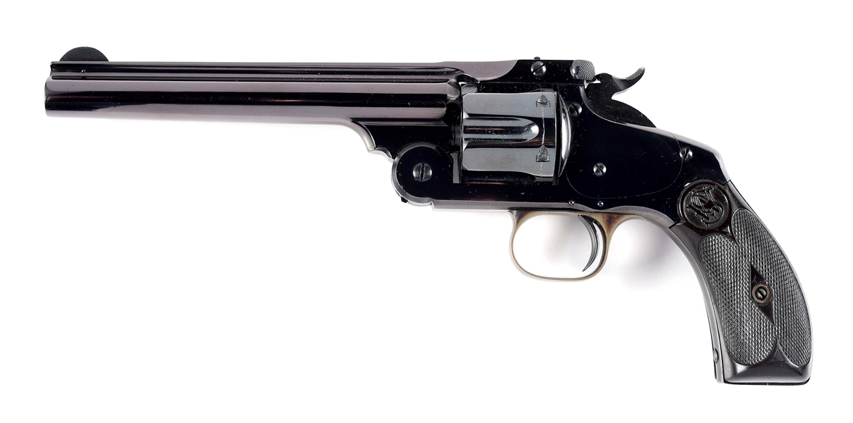 (C) SMITH AND WESSON NEW MODEL NO. 3 JAPANESE CONTRACT REVOLVER WITH ROY JINKS LETTER.