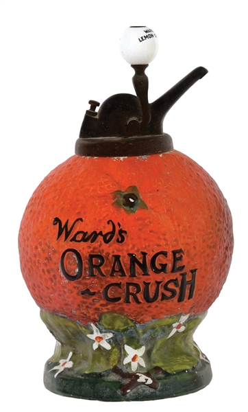 WARDS ORANGE CRUSH SYRUP DISPENSER. 