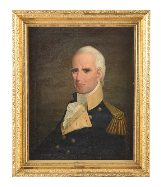 REDISCOVERED PORTRAIT OF GENERAL JOHN STARK ATTRIBUTED TO ALEXANDER RITCHIE