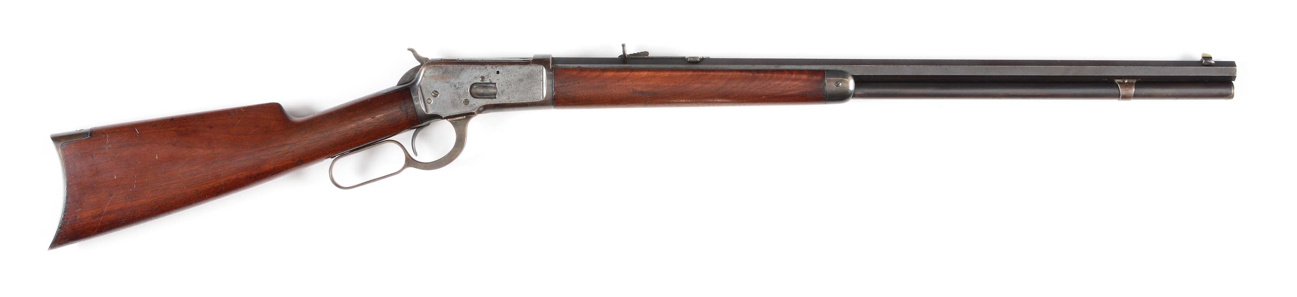 (A) FIRST YEAR OF PRODUCTION WINCHESTER MODEL 1892 LEVER ACTION RIFLE IN .44-40.