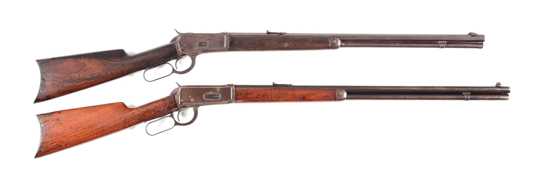 (C) LOT OF 2: WINCHESTER 1892 AND 1894 LEVER ACTION RIFLES.