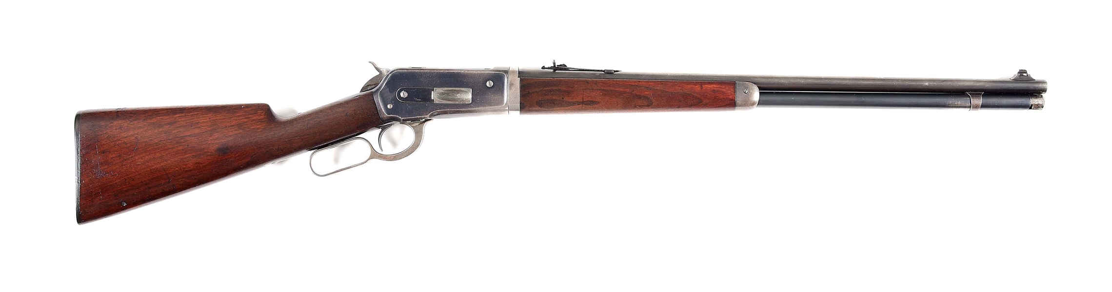 (C) WINCHESTER 1886 LEVER ACTION .33 WCF RIFLE.
