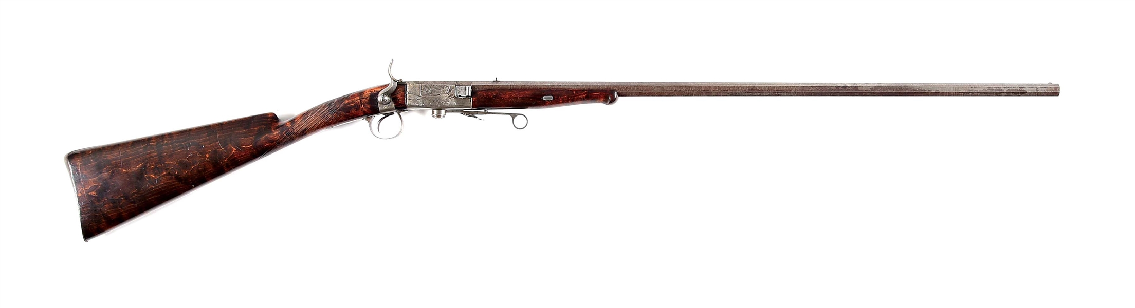 (A) A CLEVER CONWAY TURN BREECH .50 CALIBER RIFLE. 