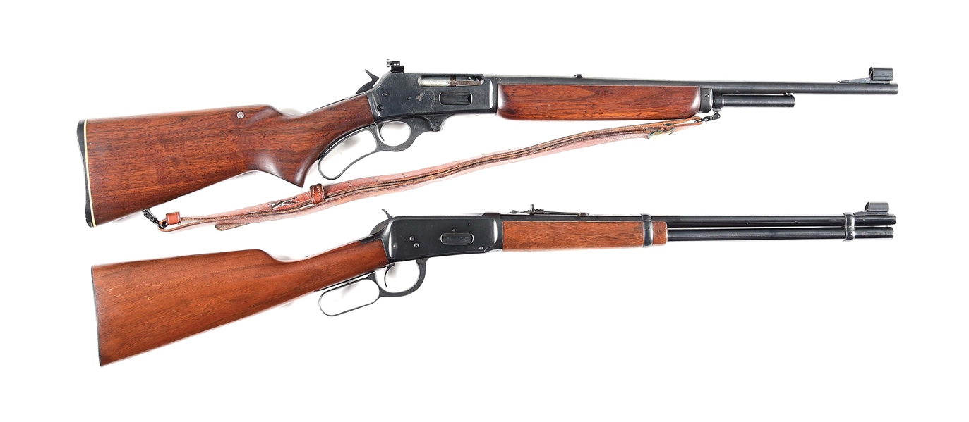 (C) LOT OF 2: MARLIN 336SC AND WINCHESTER MODEL 1894 .30-30 LEVER ACTION RIFLES.