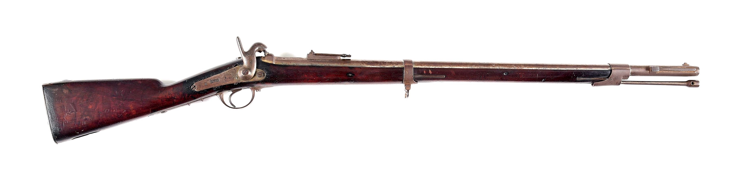 (A) FRENCH MODEL 1842 RIFLED MUSKET.