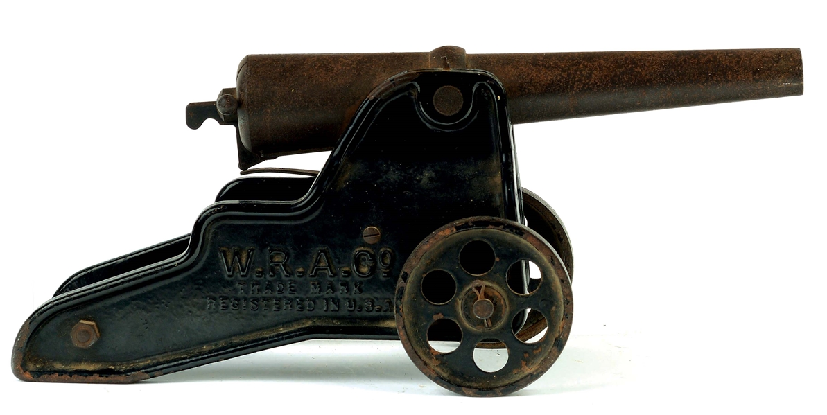 WINCHESTER REPEATING ARMS CO. LARGE CAST IRON CANNON. 