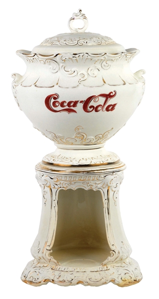 COCA-COLA URN SYRUP DISPENSER.