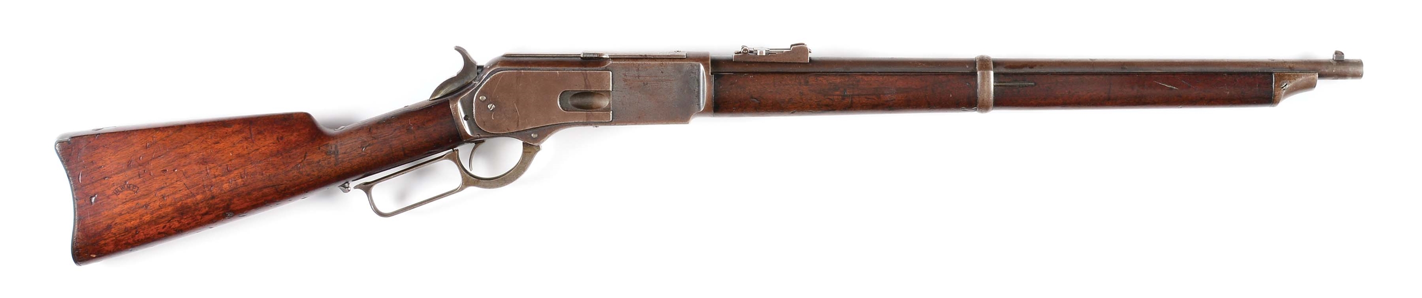 (A) DOCUMENTED NORTHWEST MOUNTED POLICE WINCHESTER MODEL 1876 SADDLE RING CARBINE.
