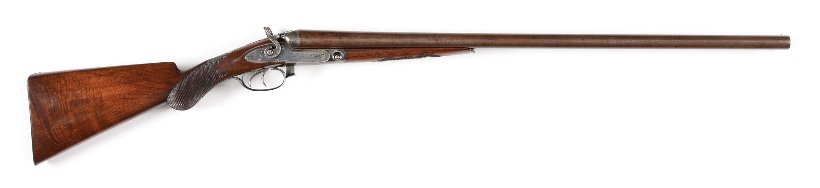 (A) SCARCE EARLY SPECIAL ORDER PARKER BROTHERS GRADE 1 LIFTER HAMMER SHOTGUN IN 10 GAUGE.