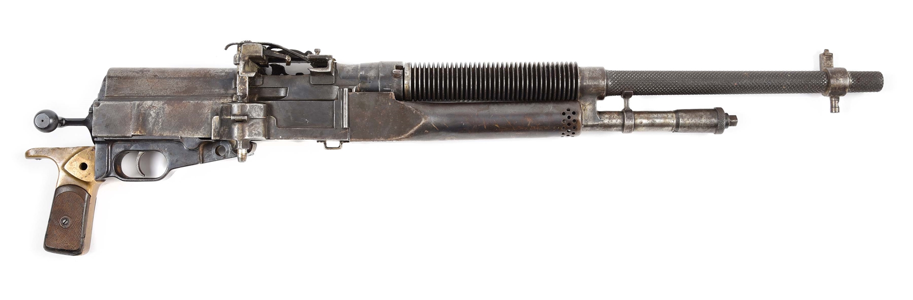 (N) SOUTH AMERICAN CONTRACT HOTCHKISS PORTATIVE MODEL 1910 MACHINE GUN (CURIO AND RELIC).