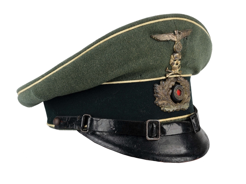 GERMAN WWII HEER INFANTRY ENLISTED VISOR CAP.