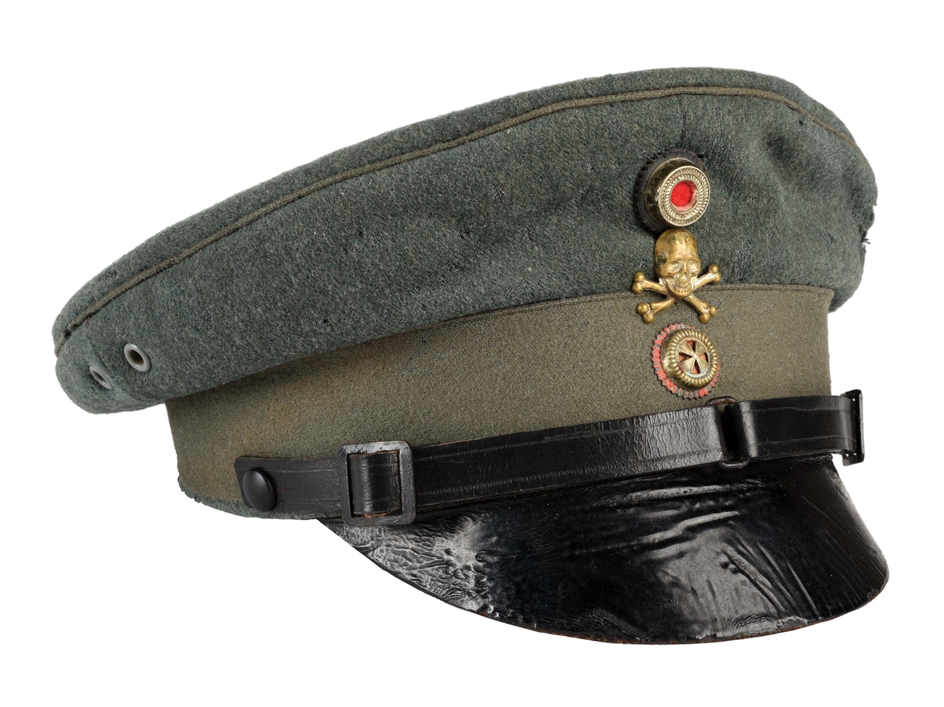GERMAN POST-WWI FREIKORPS VISOR CAP.