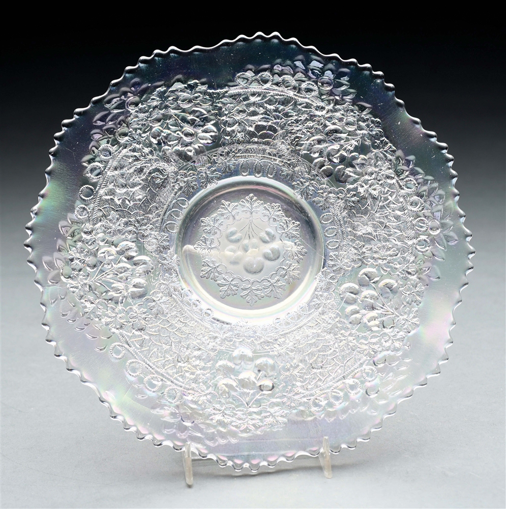 CHERRY CHAIN WHITE CHOP PLATE.