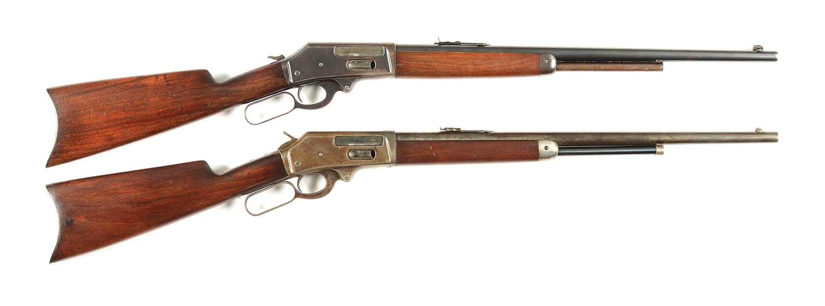 (C) RARE COLLECTORS  LOT OF 2: STEVENS 425 HIGH POWER LEVER ACTION RIFLES.