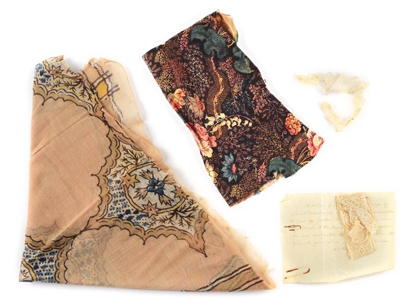18TH AND EARLY 19TH CENTURY TEXTILES FROM THE WARD FAMILY (4)