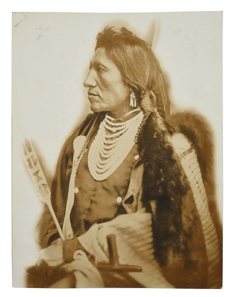 "CHIEF GOOSE" BY D.F. BARRY IN FRAME. 