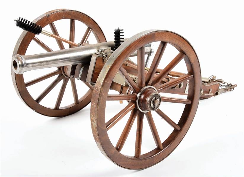 Lot Detail - DETAILED MODEL OF CIVIL WAR ERA CANNON.