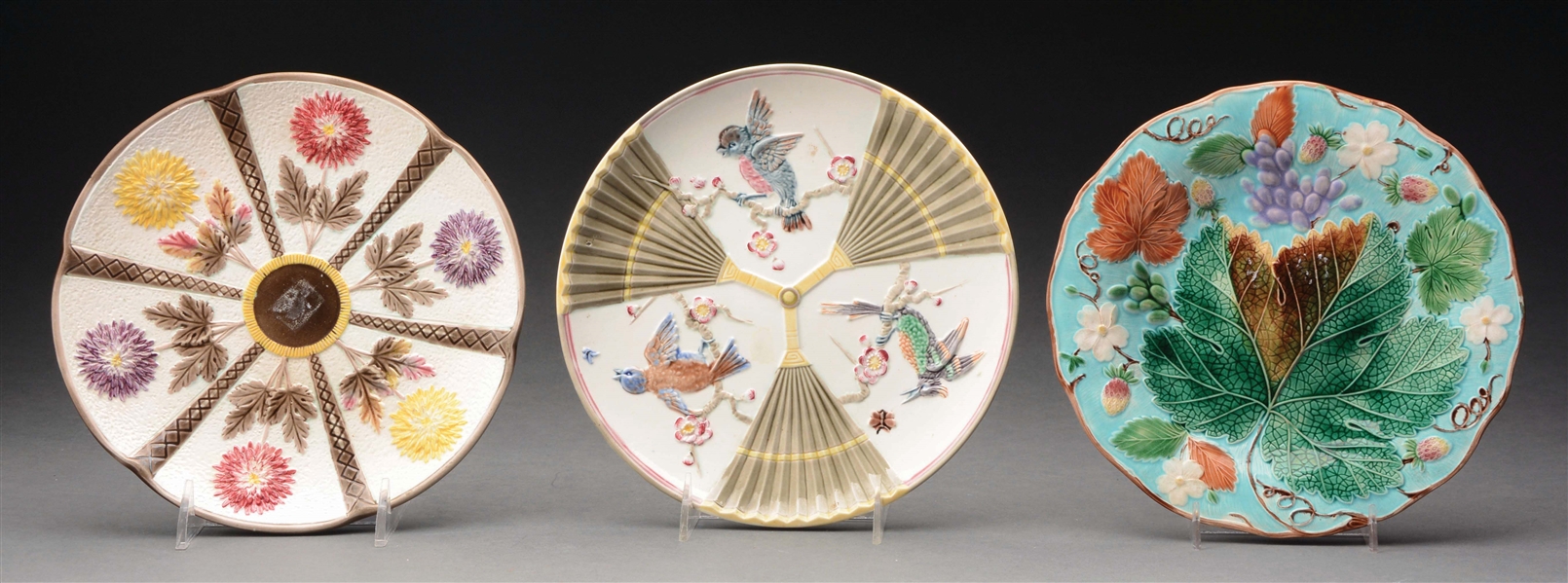 WEDGWOOD MAJOLICA PLATES.