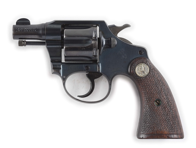 (C) RAILWAY MAIL SERVICE COLT BANKERS SPECIAL REVOLVER.
