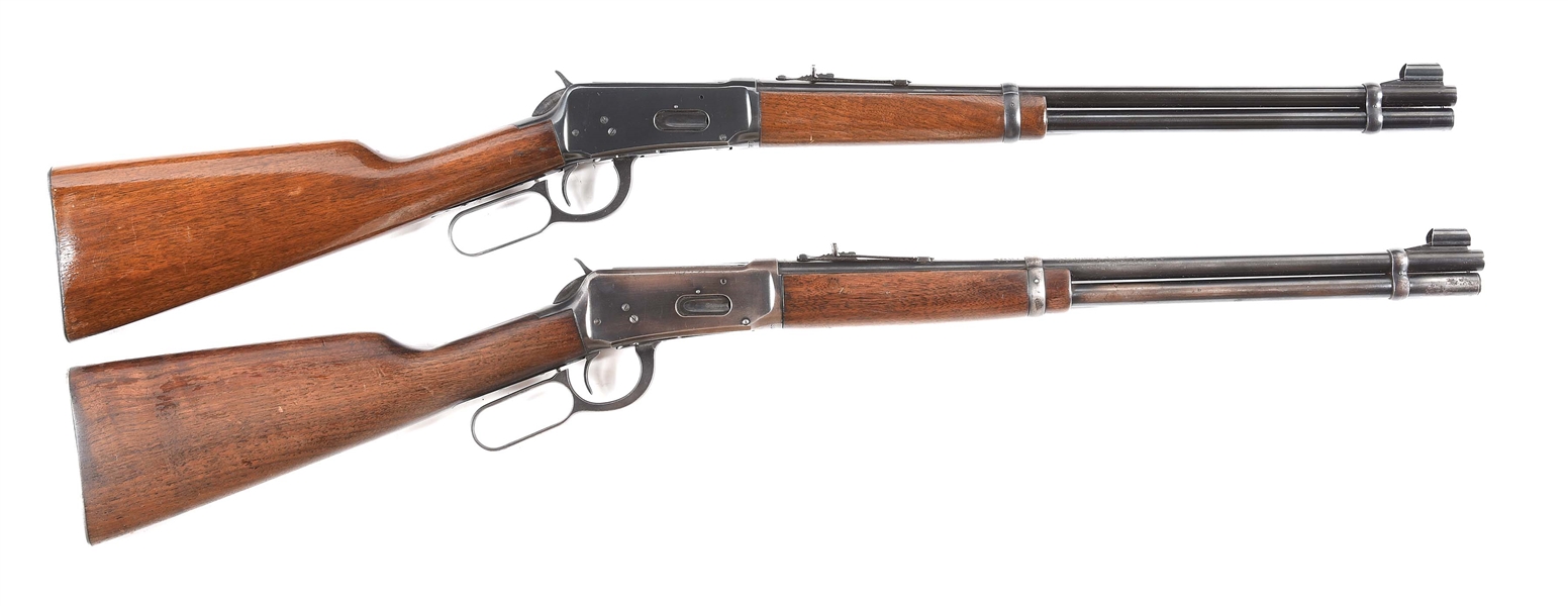 (C) LOT OF TWO WINCHESTER MODEL 94 LEVER ACTION RIFLES 