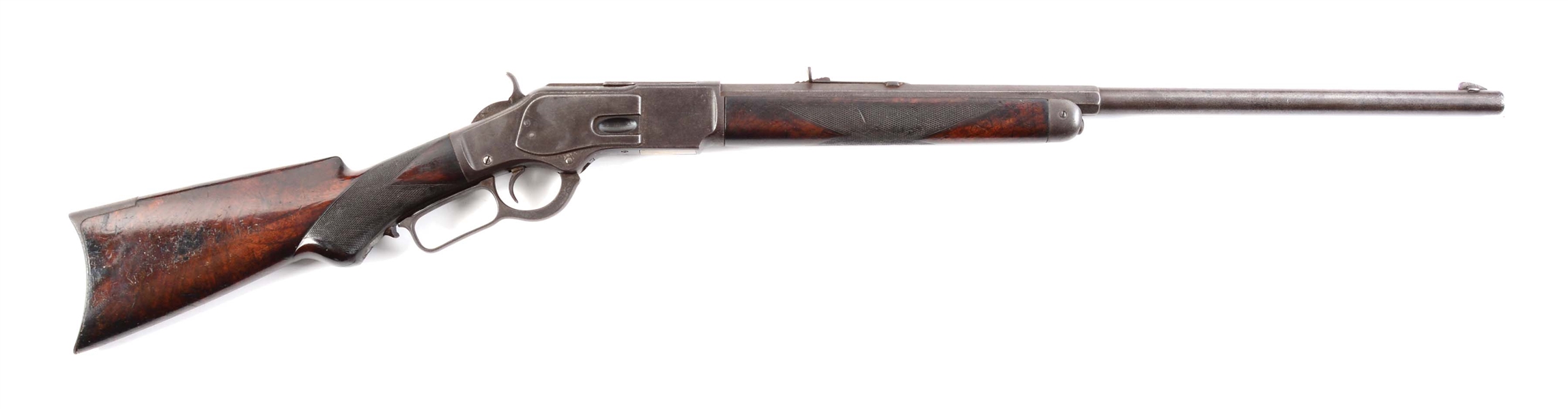 (A) WINCHESTER 1873 .44-40 LEVER ACTION DELUXE RIFLE.