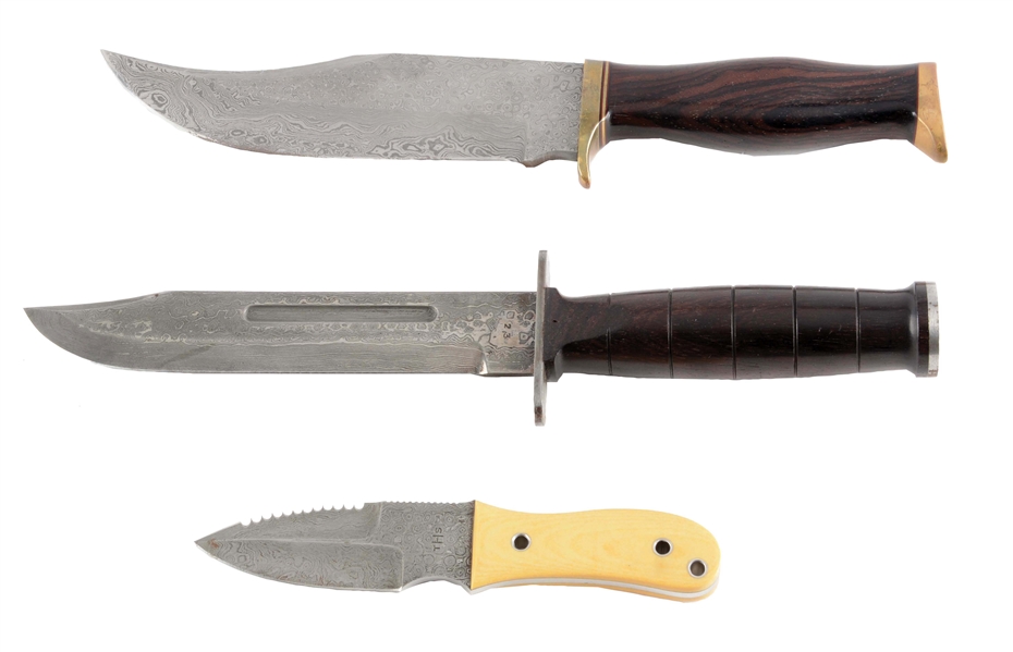 LOT OF 3: ROB CHARLTON KABAR, BOWIE, & DIRK.