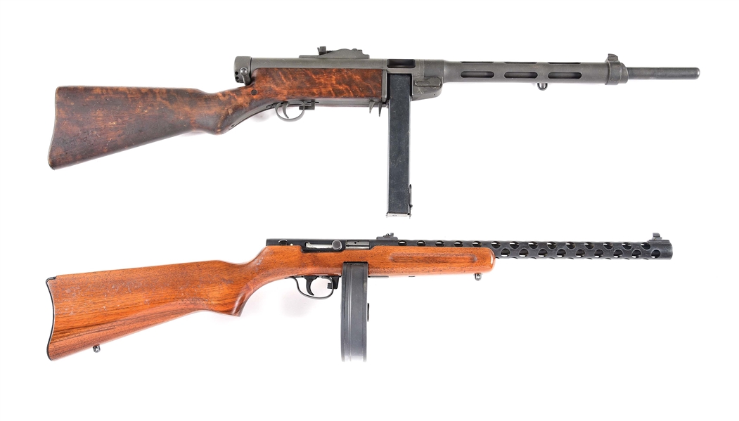 (M) LOT OF 2: (A) TNW SUOMI AND (B) BINGHAM PPS-50 SEMI-AUTOMATIC RIFLES.