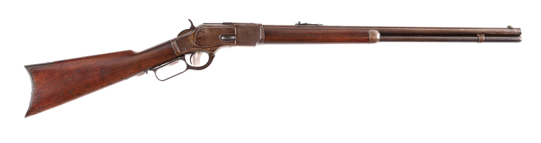 (A) WINCHESTER 1873 .38 WCF LEVER ACTION RIFLE