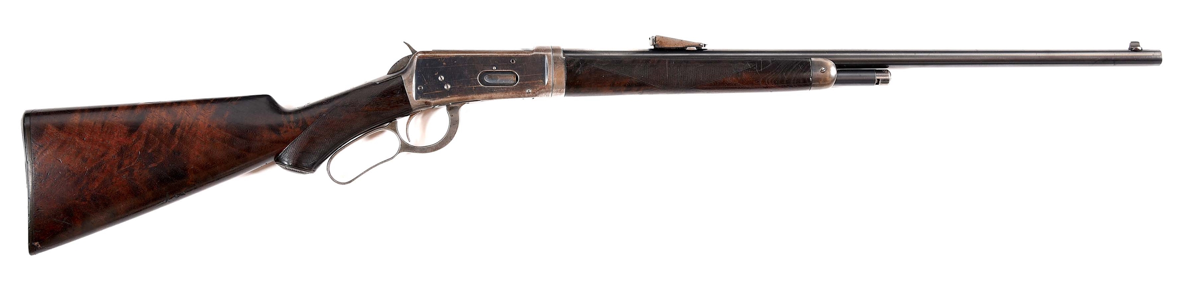 (C) DELUXE MODEL 1894 WINCHESTER TAKE-DOWN LEVER ACTION RIFLE.