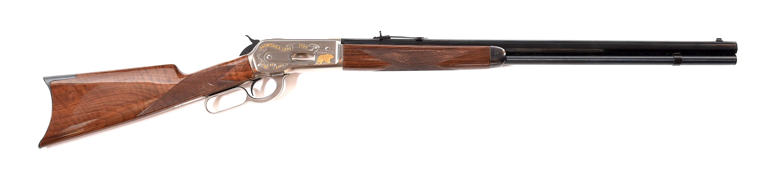 (M) BROWNING MODEL 1886 .45-70 "MONTANA CENTENNIAL" LEVER ACTION RIFLE.