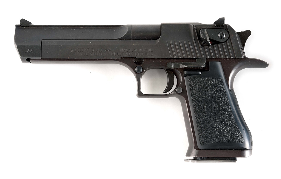 (M) IMI DESERT EAGLE .44 MAGNUM SEMI AUTOMATIC PISTOL WITH CASE, IMPORTED BY MAGNUM RESEARCH
