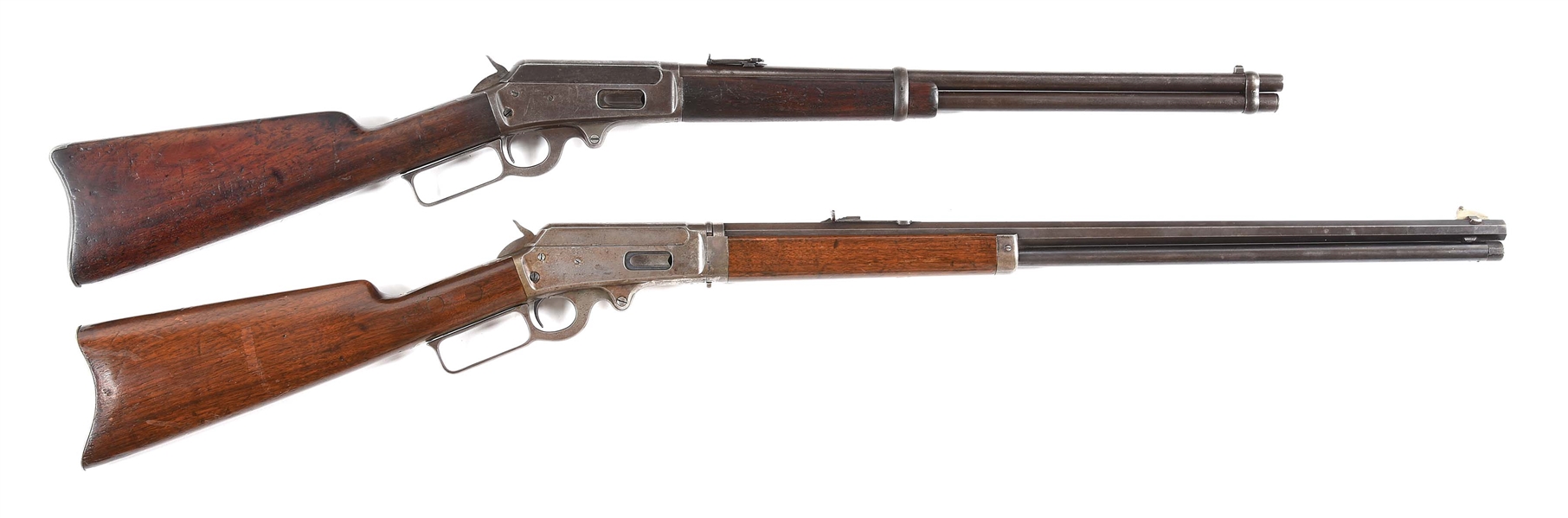 (C) LOT OF 2: MARLIN 1893 LEVER ACTION RIFLE AND CARBINE.