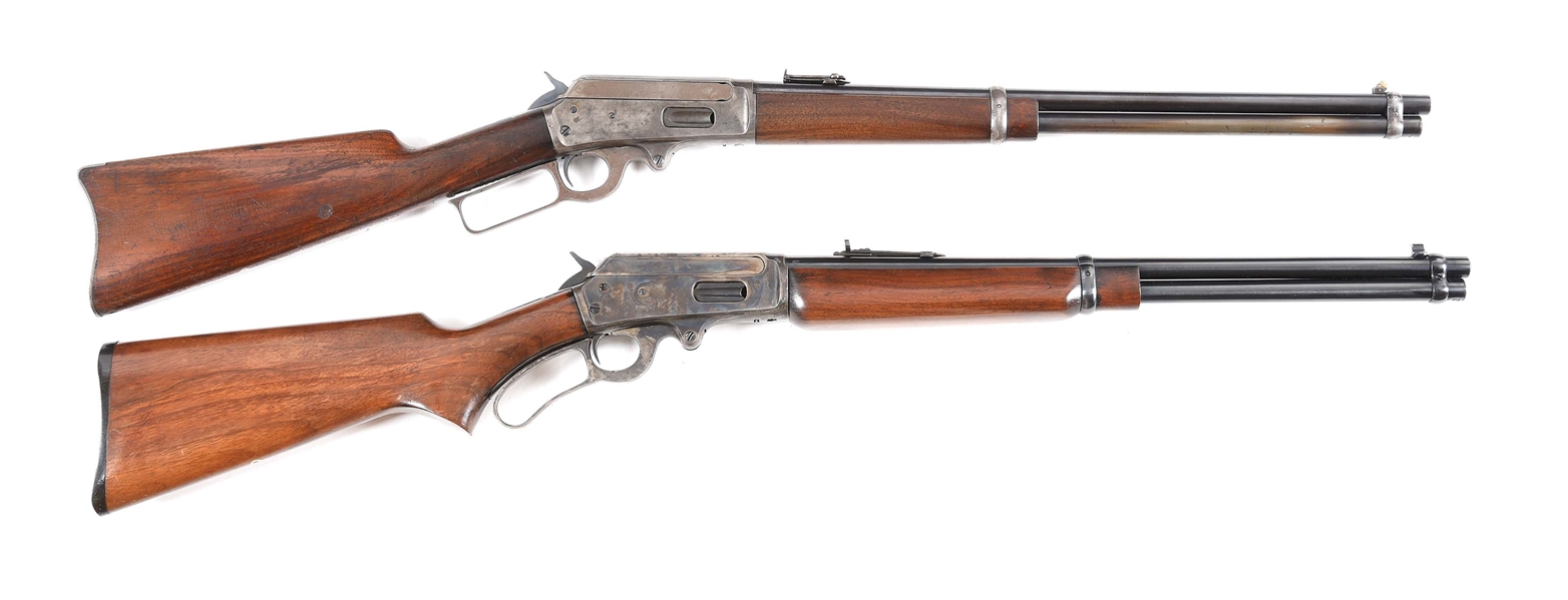 (C) LOT OF 2: MARLIN 93 AND 1936 LEVER ACTION RIFLES.