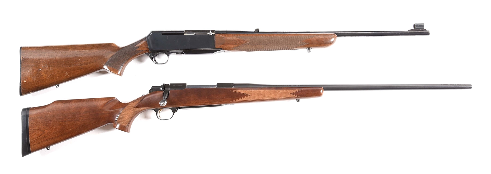 (C) LOT OF 2: BROWNING BAR AND A-BOLT RIFLES.