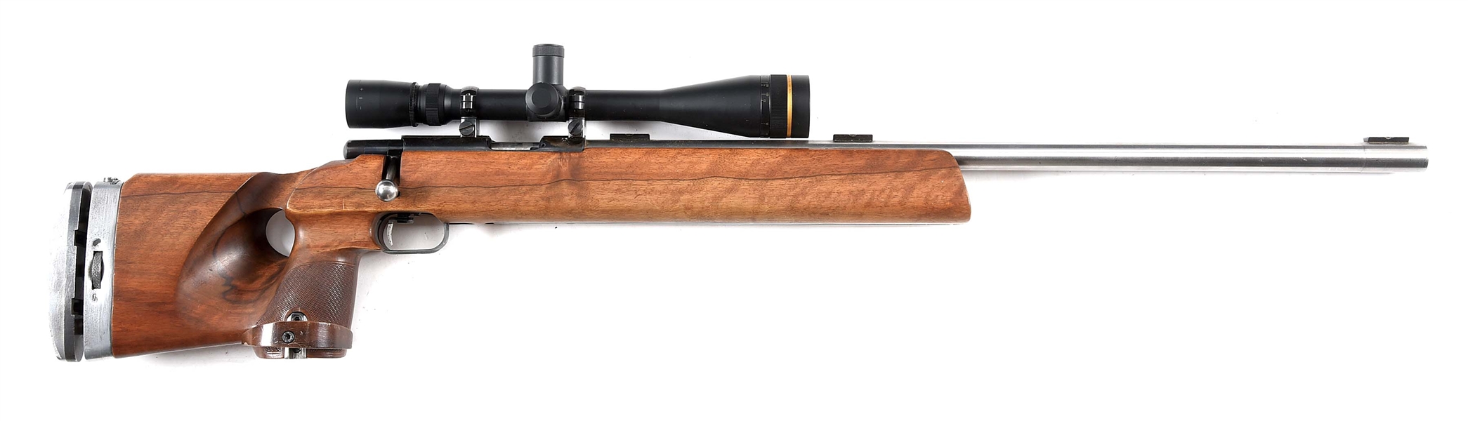 (M) ANSCHUTZ 54 1413 MATCH BOLT ACTION RIFLE WITH SCOPE AND ACCESSORIES.