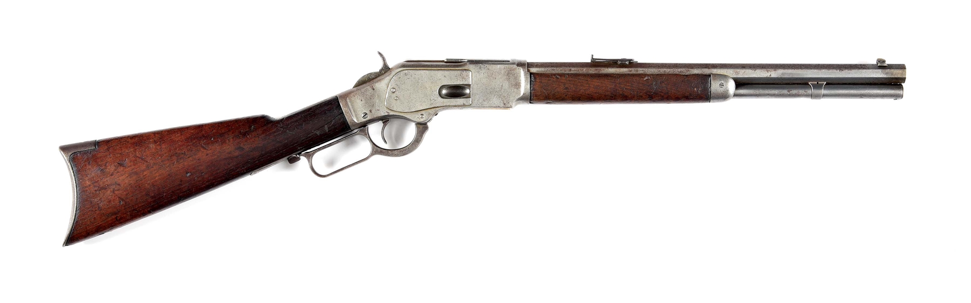(C) WINCHESTER MODEL 1873 .44 WCF LEVER ACTION RIFLE.