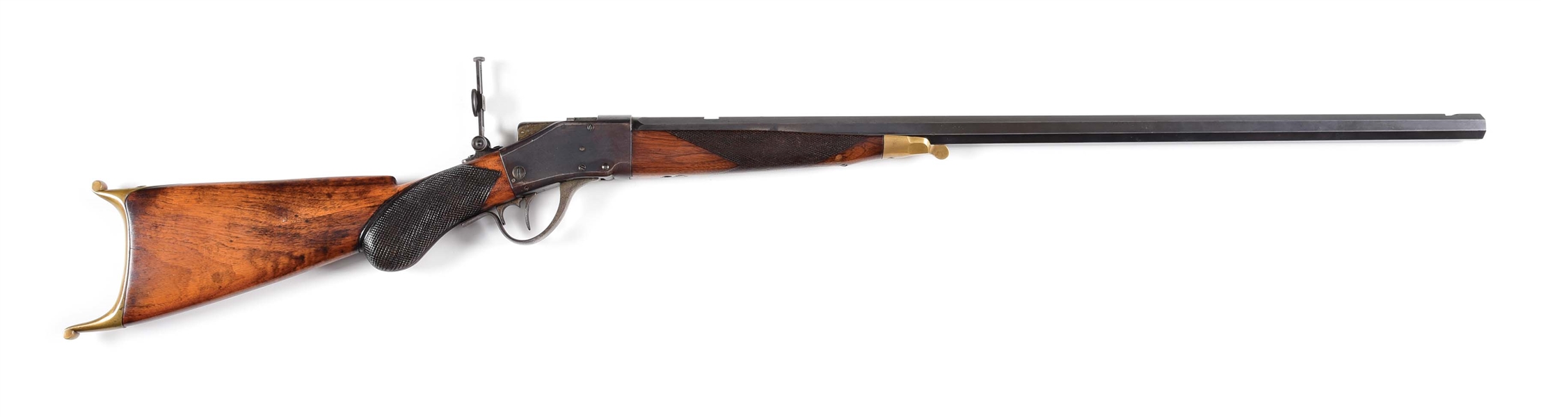 (A) SHARPS MODEL 1878 .45-70 SINGLE SHOT RIFLE.