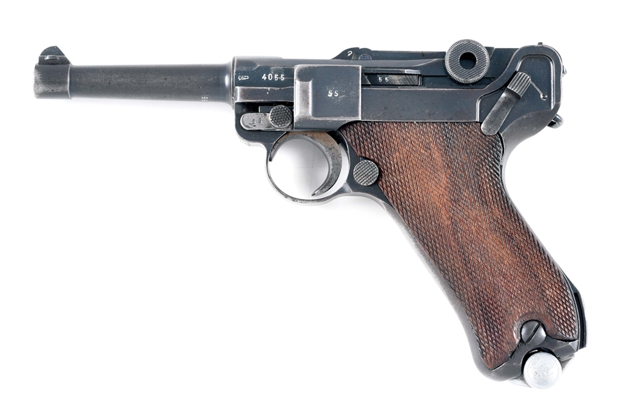 (C) VERY RARE SIAMESE COMMERCIAL CONTRACT 1937 MAUSER BANNER LUGER SEMI-AUTOMATIC PISTOL.