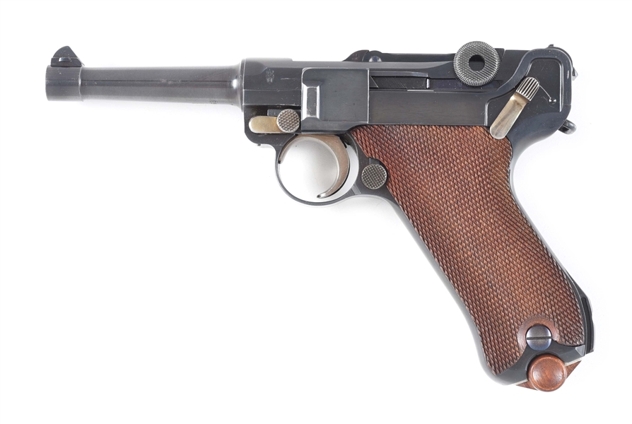 (C) EXCEPTIONALLY RARE EARLY DWM/MAUSER 1934 COMMERCIAL LUGER SEMI-AUTOMATIC PISTOL.