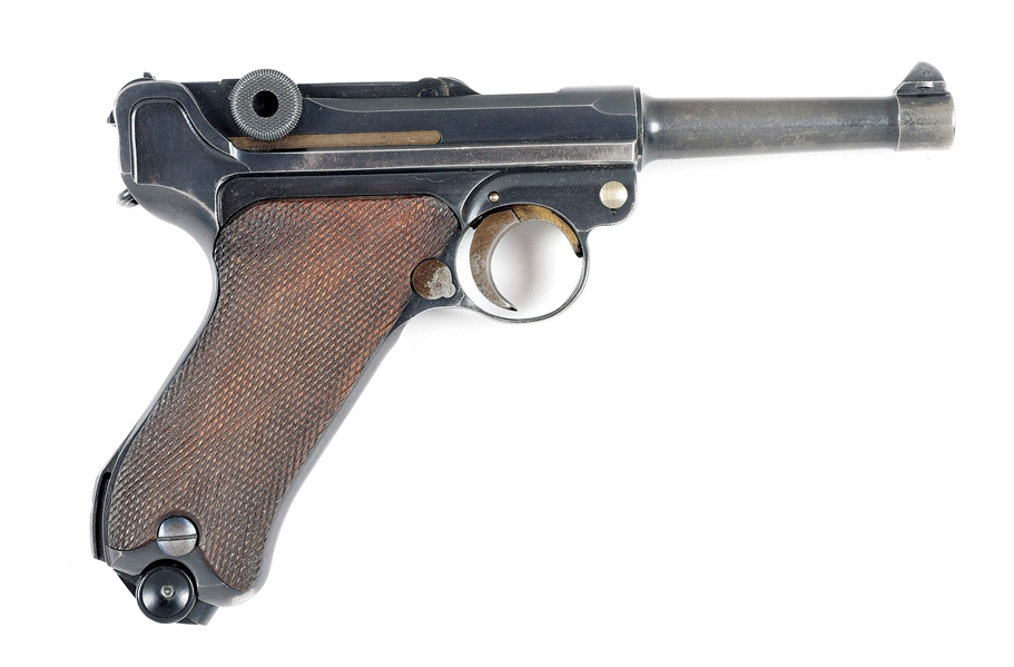 (C) MAUSER "1940" DATED MODEL 1934 COMMERCIAL LUGER SEMI-AUTOMATIC PISTOL.
