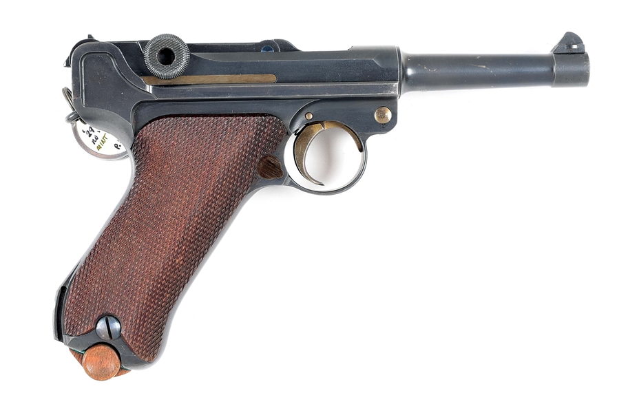 (C) ATTRACTIVE DWM MODEL 1920 COMMERCIAL LUGER WITH HOLSTER.