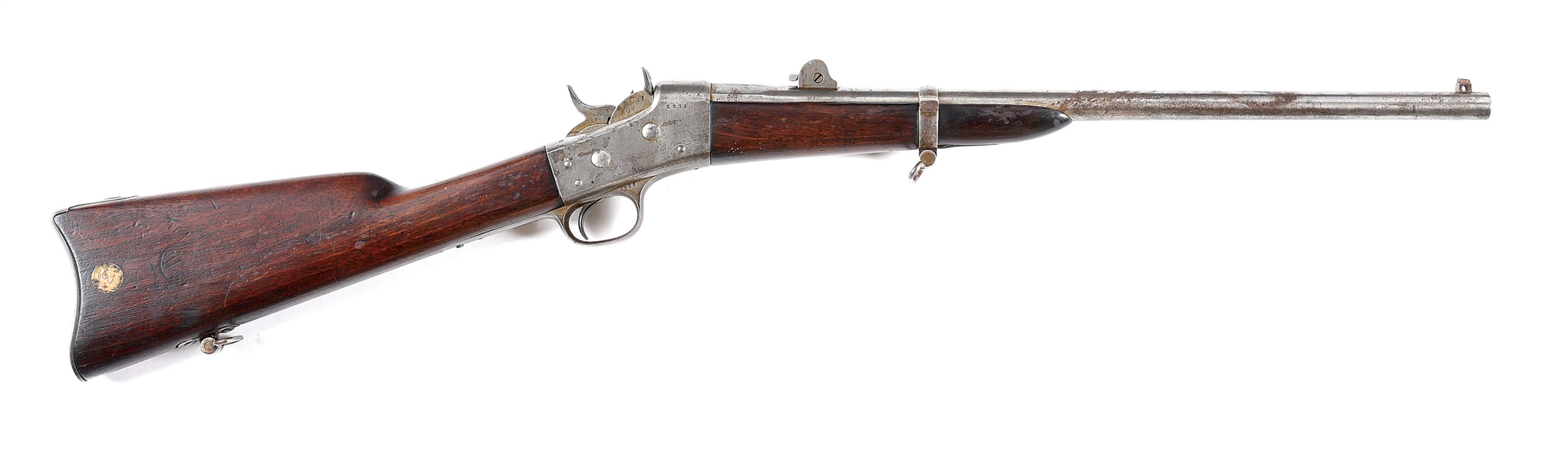 (A) 1871 MANUFACTURED NAGANT ROLLING-BLOCK CARBINE FOR THE DUTCH MARECHAUSSE.