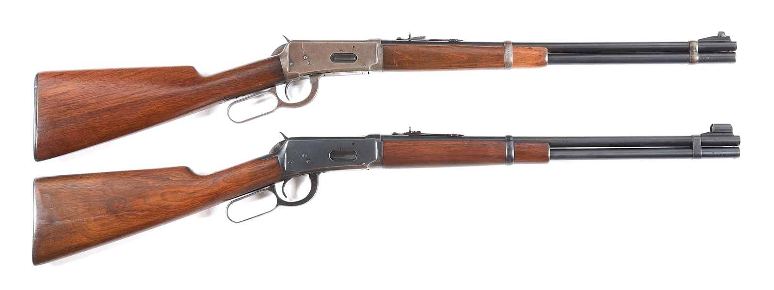 (C) LOT OF TWO WINCHESTER MODEL 1894 LEVER ACTION EASTERN CARBINES.
