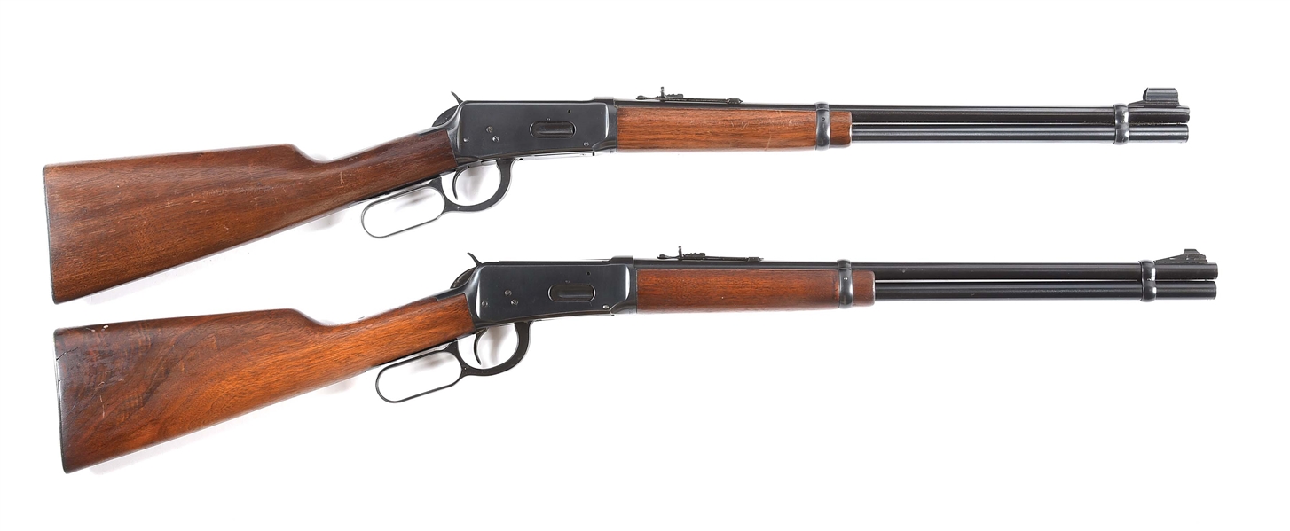 (C) LOT OF TWO WINCHESTER 1894 .30-30 WINCHESTER LEVER ACTION CARBINES.